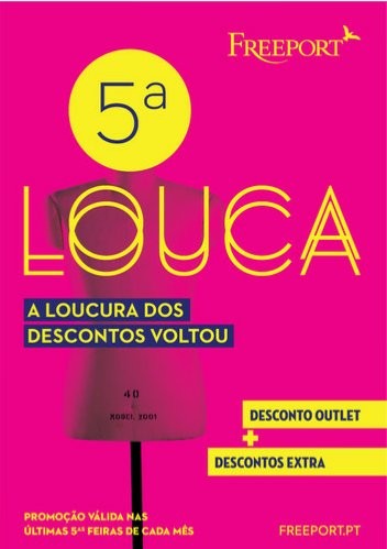 Quintas Loucas | FREEPORT | dia 28 novembro