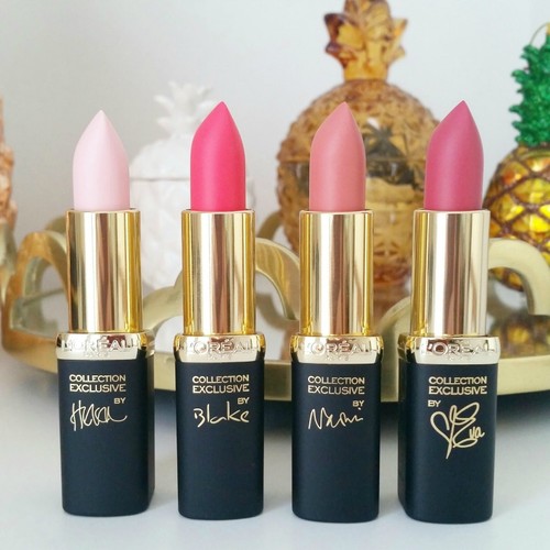 LOreal la vie en rose lipsticks collection cropped LOreal la vie en rose lipsticks collection cropped