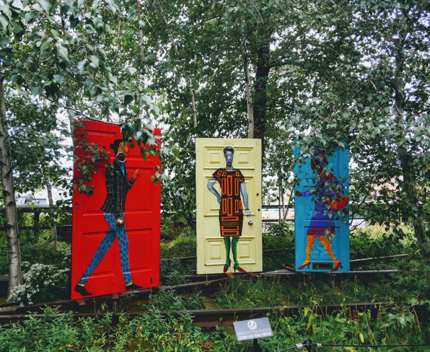 Arte no High Line Park