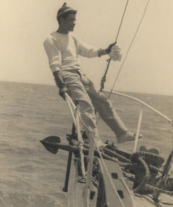 Jorge (marido Lurdinhas) Iate Marilym  Regata às 