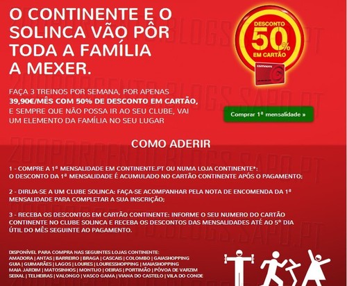 Promoção | CONTINENTE/SOLINCA | de 2 janeiro a 28 fevereiro