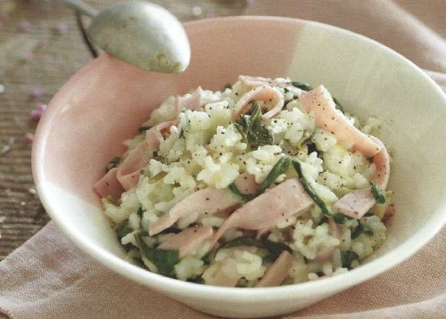 Risotto de Espinafres e Fiambre.JPG Risotto de Espinafres e Fiambre.JPG