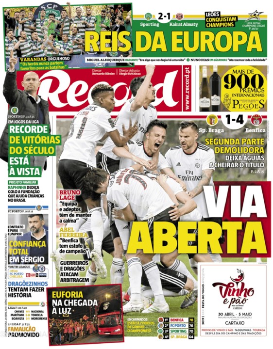 Sporting ataca feito histórico - Sporting - Jornal Record