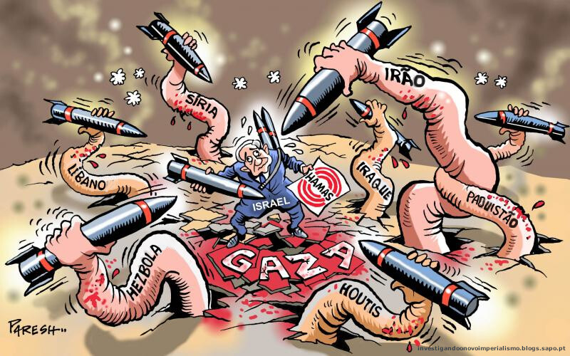 gaza cartoon enleado