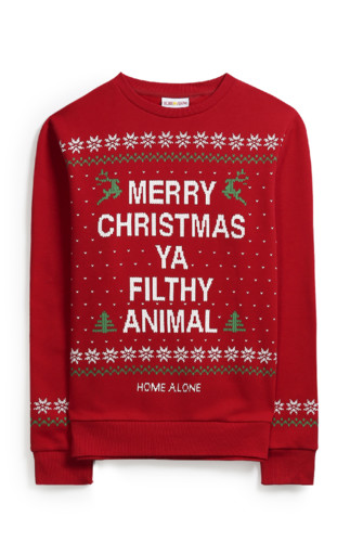 KIMBALL-75591MISSING-FILTHY ANIMAL XMAS JUMPER RED KIMBALL-75591MISSING-FILTHY ANIMAL XMAS JUMPER RED
