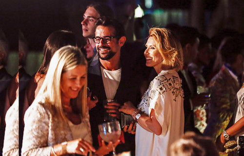 Gonçalo Diniz e a apresentadora Sofia Cerveira 