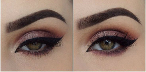 Pink-eye-makeup-black-eyeline-and-green-eyes.jpg