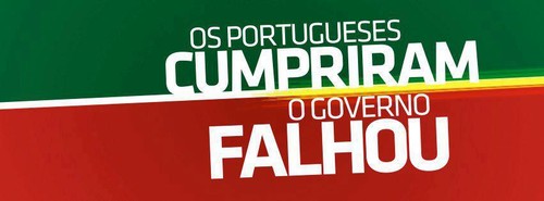 Os portugueses cumpriram, o governo falhou