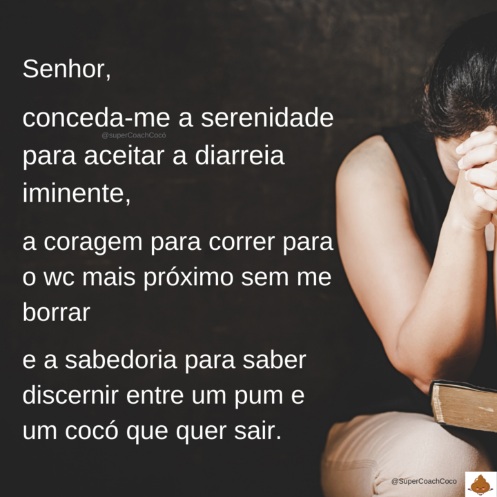 Senhor, conceda-me a serenidade para aceitar a dia