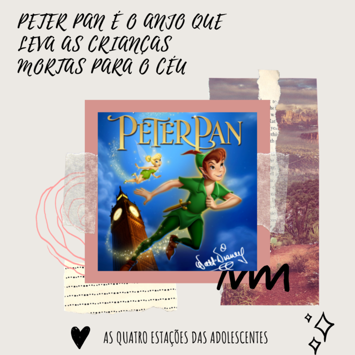 peter pan é o anjo que leva as crianças mortas p