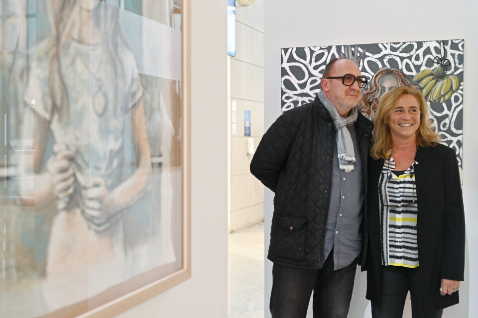 Eduardo Rosa e Silva com Isabel Contreras Botelho.