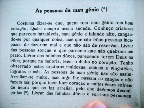 Quem tem o coração muito perto da boca, garantid