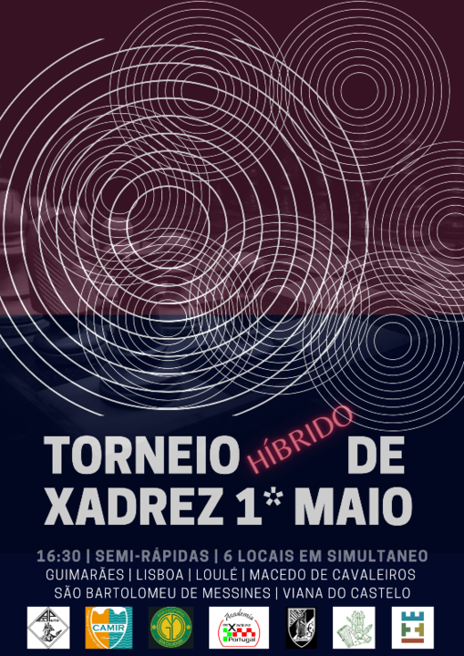 VIANA DO CASTELO RECEBE TORNEIO “HÍBRIDO DE XADREZ “1º DE MAIO