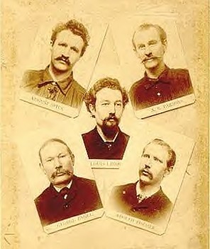 August-Spies-Albert-Parsons-Louis-Lingg-Adolf-Fisc