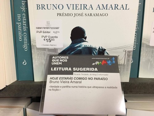 hoje estarás comigo no paraíso feira do livro 20