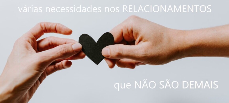 varias necessidades nos relacionamentos que nao sa