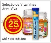 25% em Vitaminas Área Viva