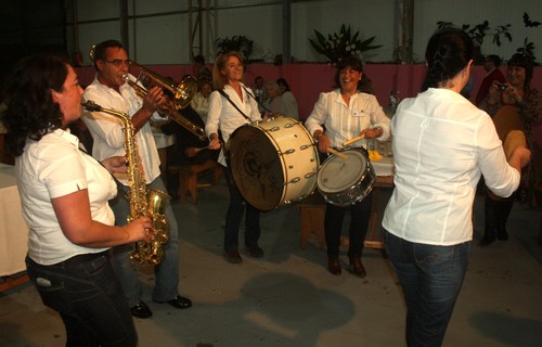 A charanga de ocasião não faltou...