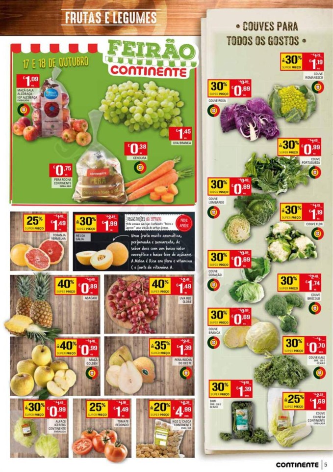 Antevisão Folheto CONTINENTE Promoções de 17 a 