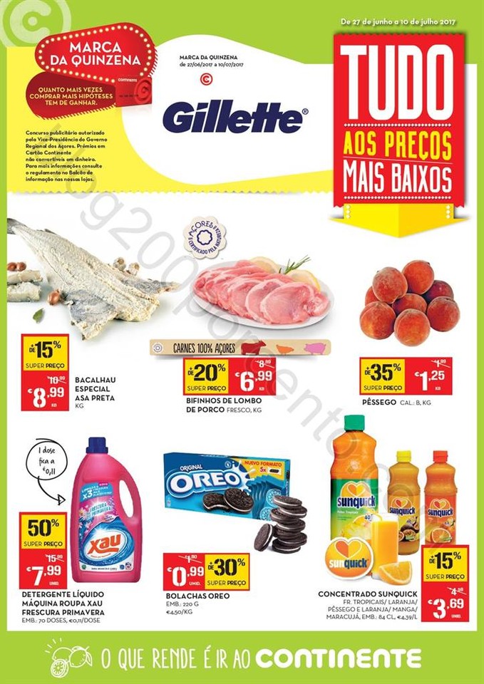 Antevisão Folheto CONTINENTE Açores de27 junho a