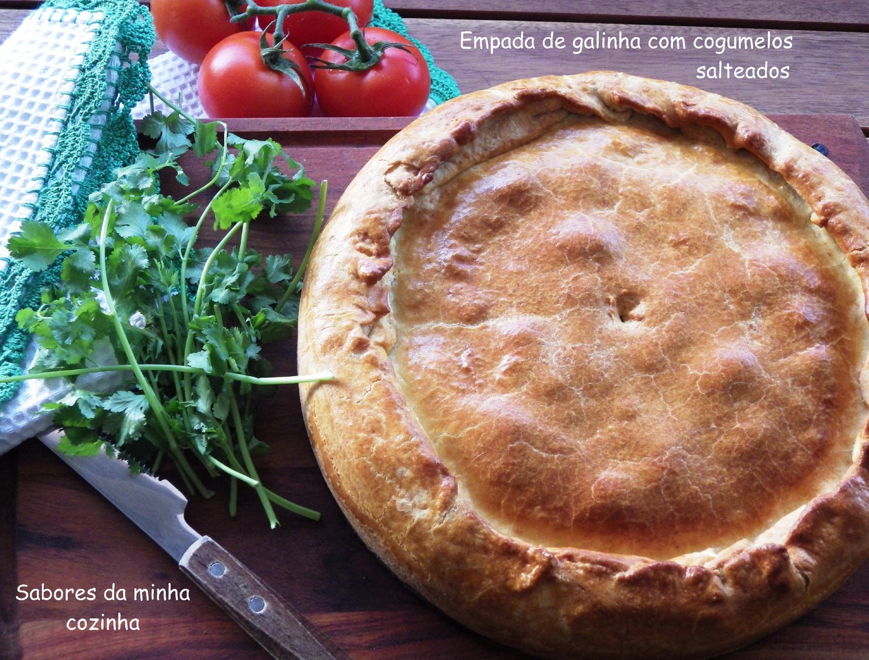 IMGP4461-Empada de galinha com cogumelos salteados