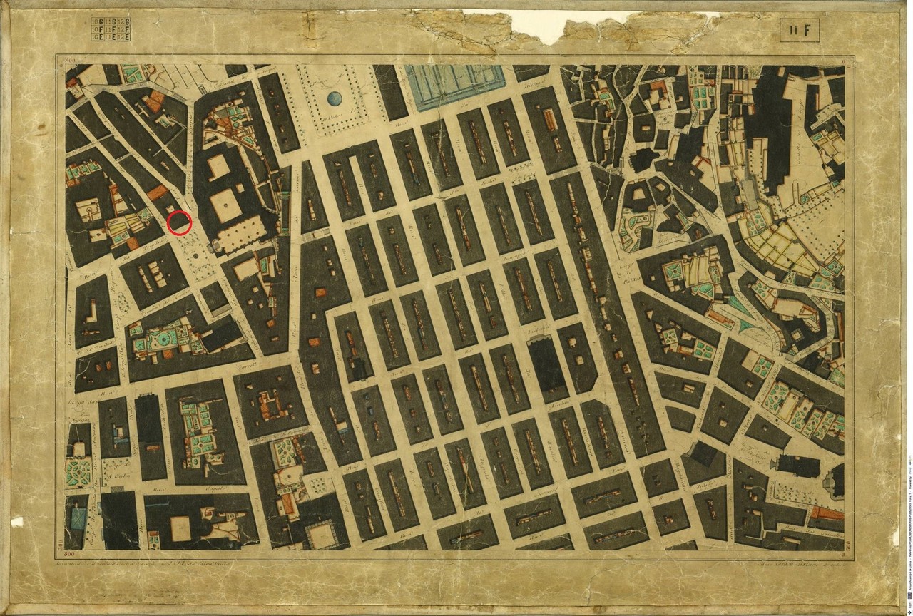 Planta Topográfica de Lisboa 11 F, 1909, de Alber Planta Topográfica de Lisboa 11 F, 1909, de Alber