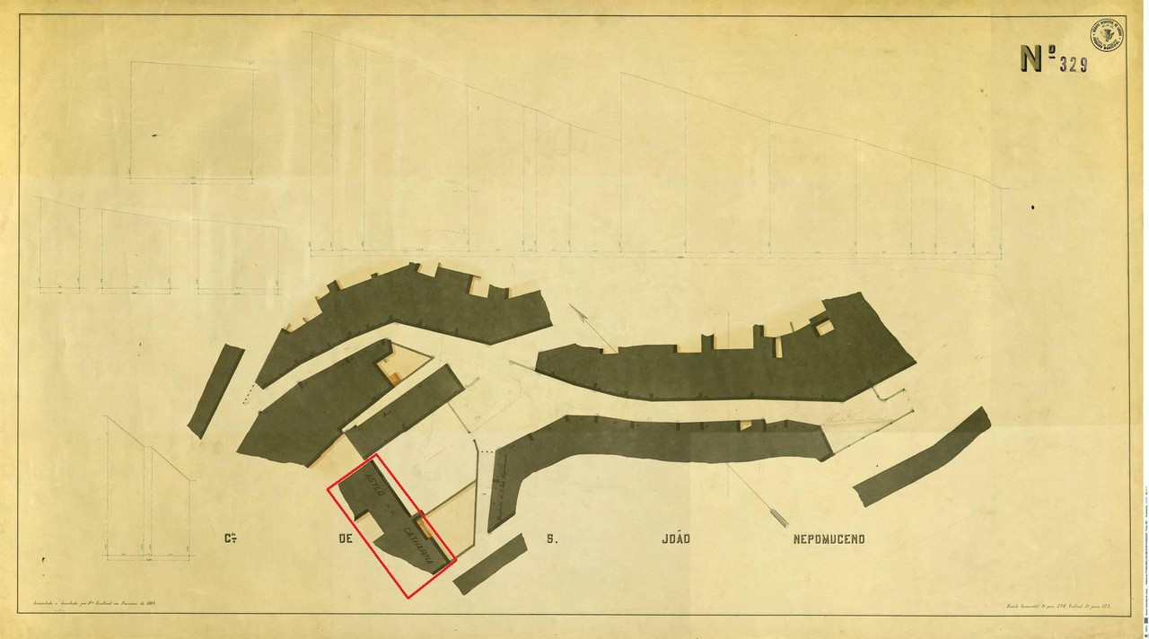 Levantamento topográfico de Francisco Goullard, n