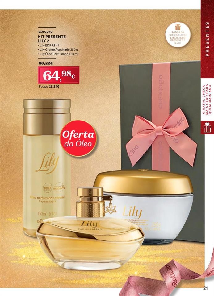 Antevisão Folheto BOTICÁRIO Natal promoções de
