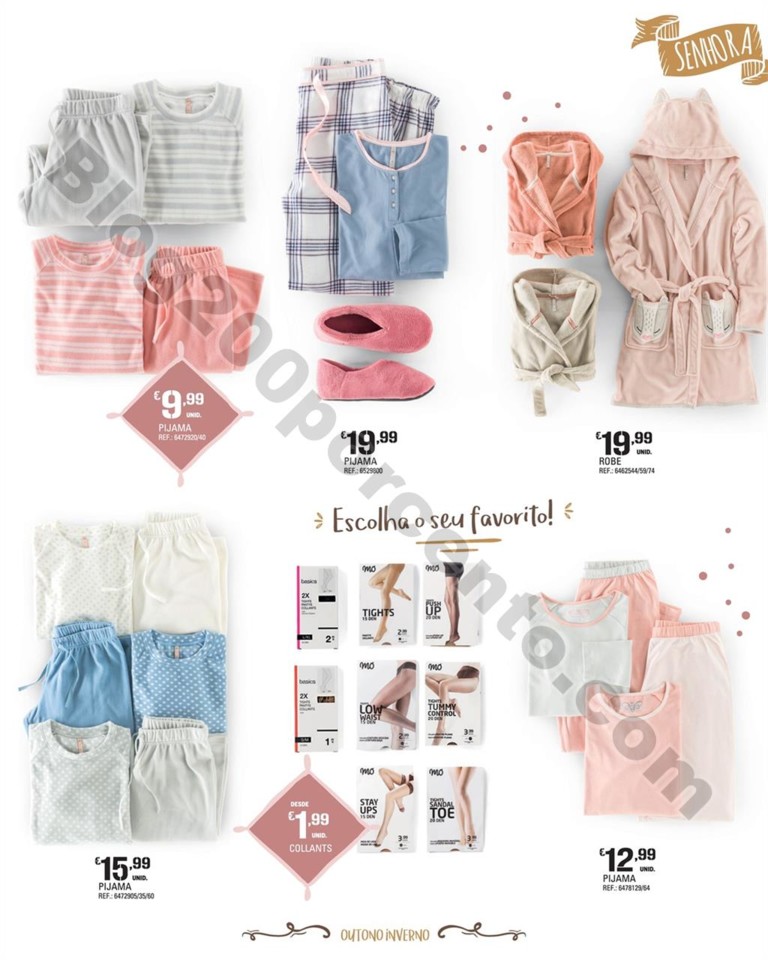 Antevisão folheto CONTINENTE Moda outono - invern