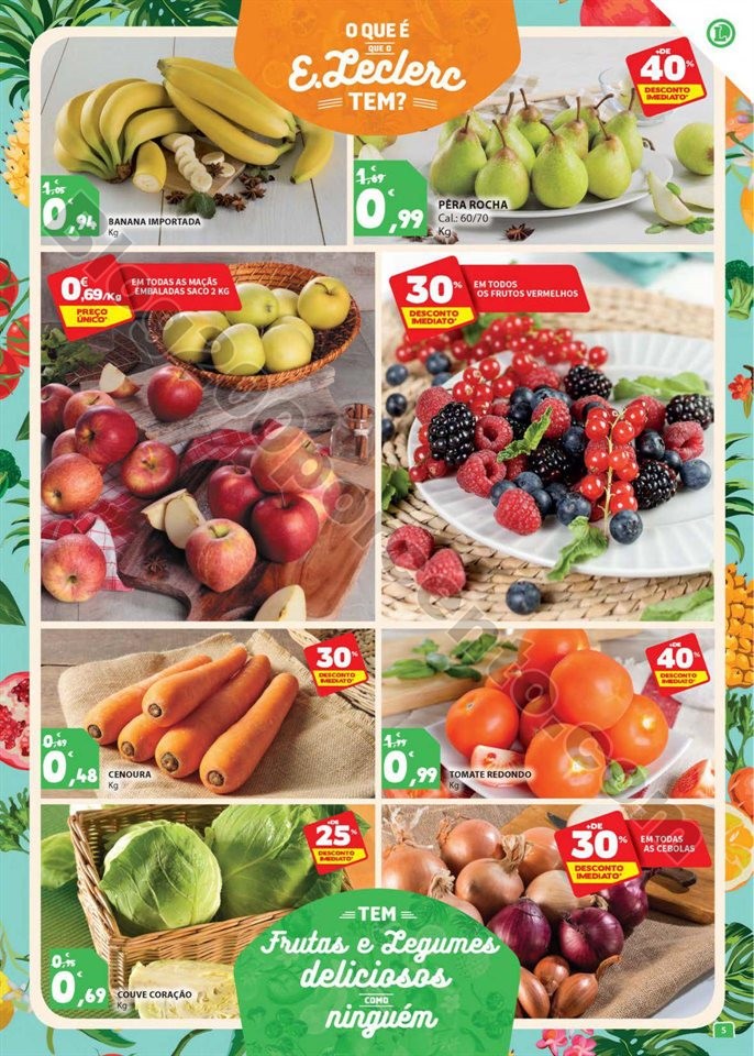 Antevisão Folheto E-LECLERC Promoções de 20 a 2