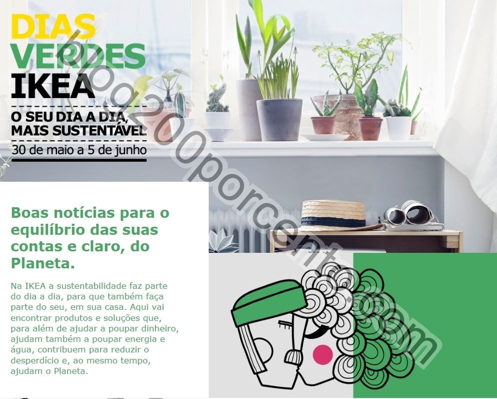 Novo Folheto IKEA Dias verdes promoções de 30 ma