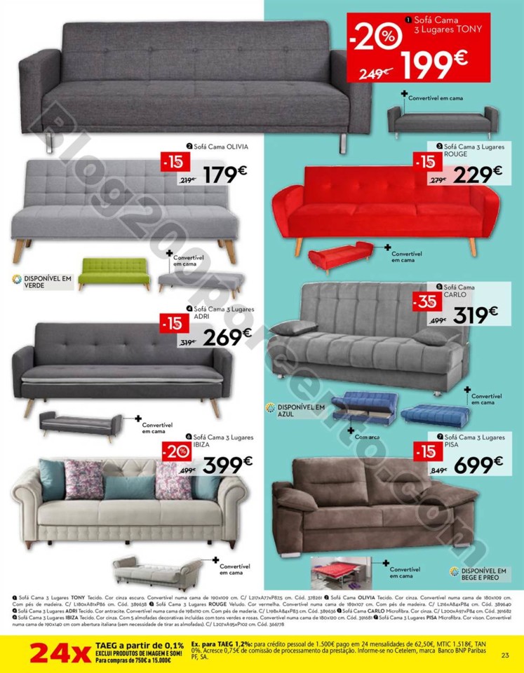 Antevisão Folheto CONFORAMA Promoções de 26 jul