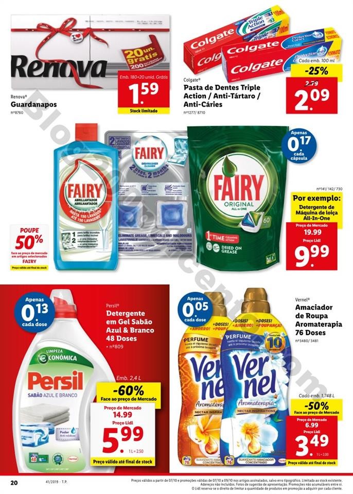Antevisão Folheto LIDL Promoções de 7 a 13 outu