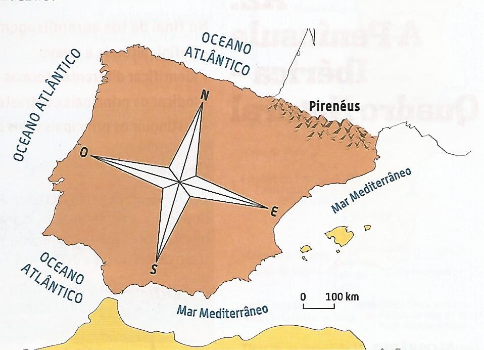 Resultado de imagen de limites peninsula iberica