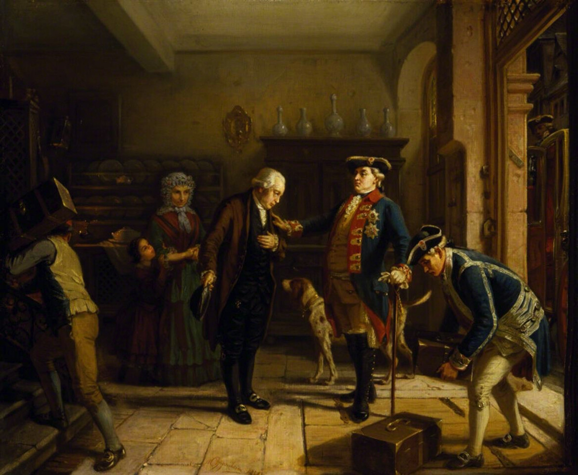 The Elector of Hesse entrusting Mayer Amschel Rothschild with his treasure