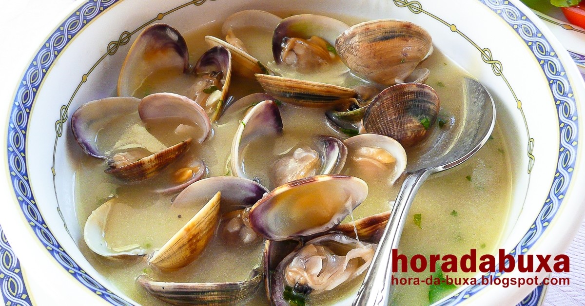 Receita de Amêijoas à Marinheira - horadabuxa.jp