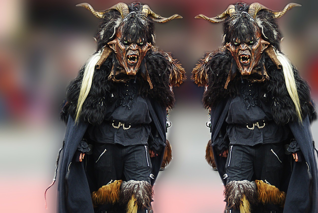 Krampus na Áustria Krampus na Áustria