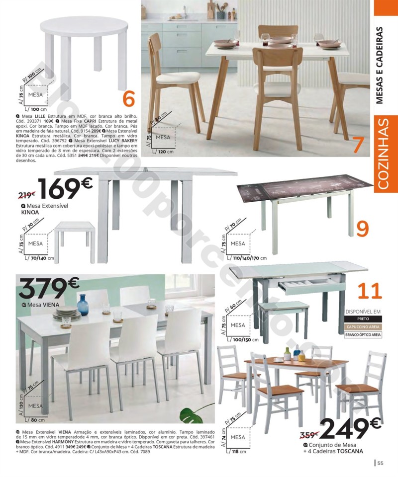 Antevisão Folheto CONFORAMA Cozinhas promoções 