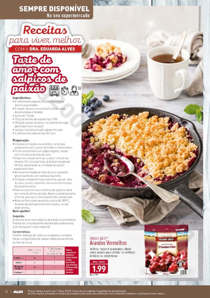 Antevisão Folheto ALDI Promoções a partir de 7 