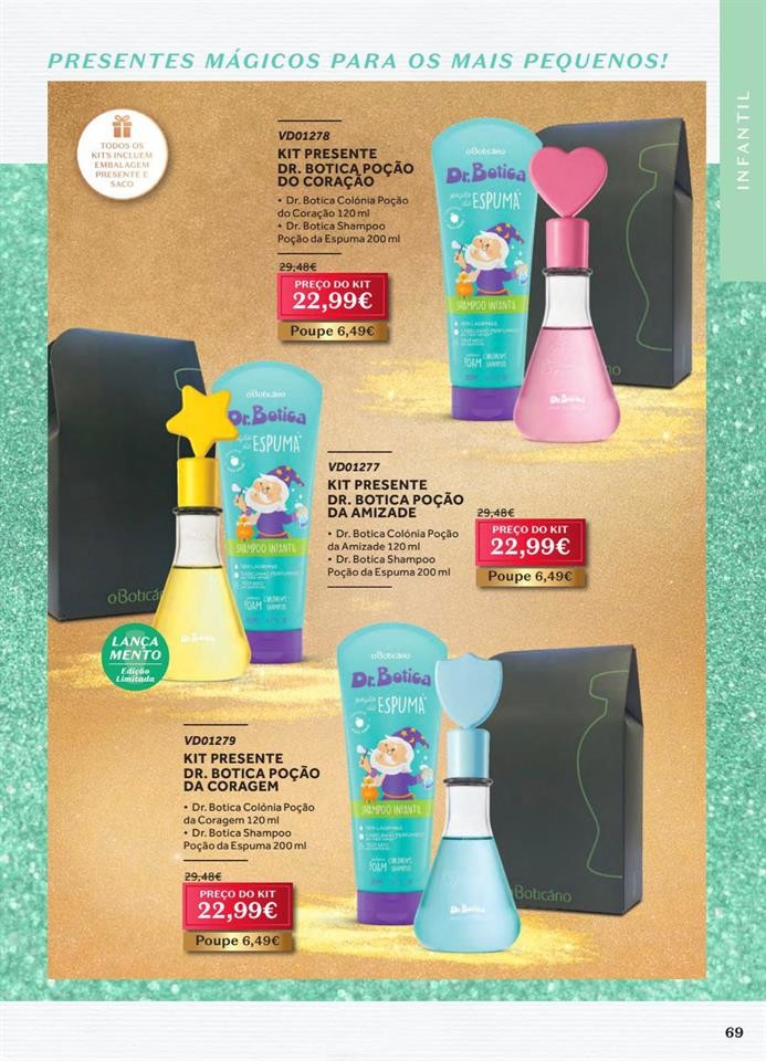 Antevisão Folheto BOTICÁRIO Natal promoções de