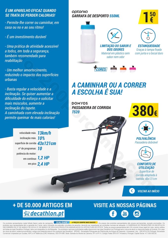 Antevisão Folheto DECATHLON Baixa Preço Corrida 