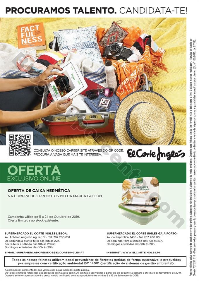 Antevisão Folheto EL CORTE INGLÉS Promoções de