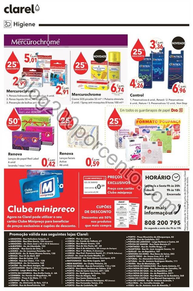 Antevisão Folheto CLAREL Promoções de 16 a 29 j