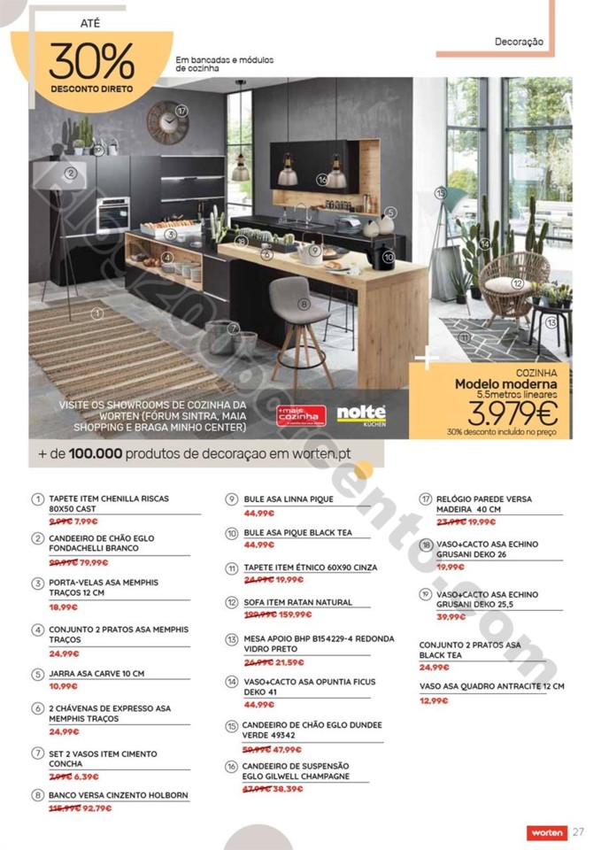 Antevisão Folheto WORTEN cozinhas promoções de 