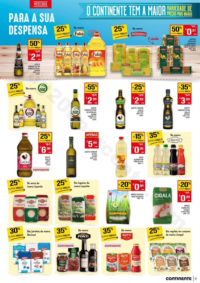 Antevisão Folheto CONTINENTE Promoções de 5 a 1
