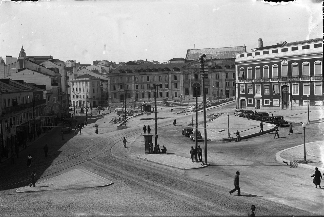 Largo do Rato, 1935, foto de Eduardo Portugal, in Largo do Rato, 1935, foto de Eduardo Portugal, in