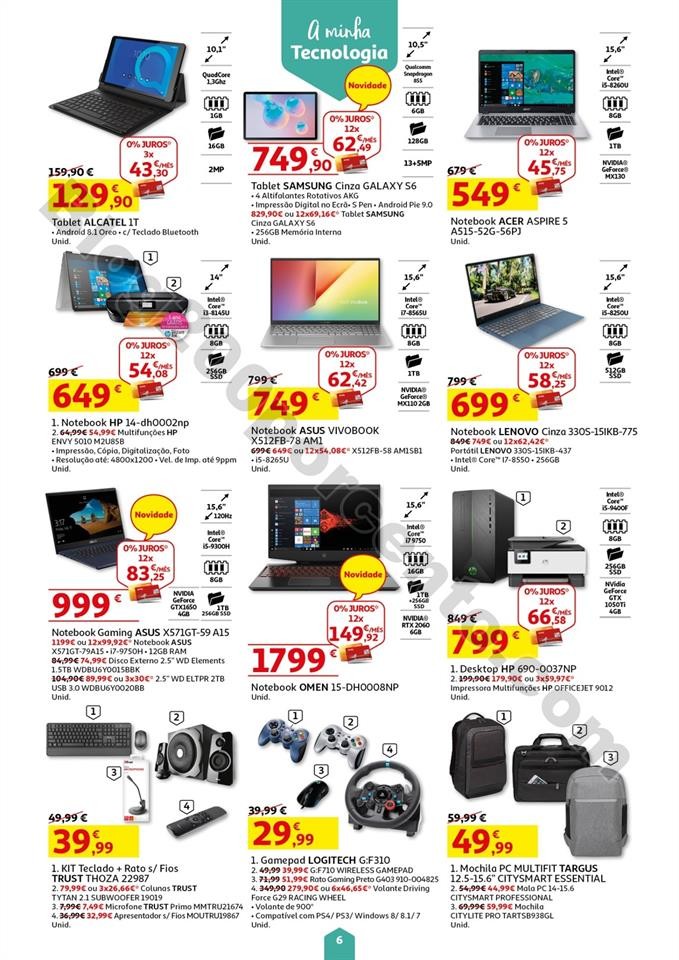 Antevisão Folheto AUCHAN 25 dias tecnologia + ret