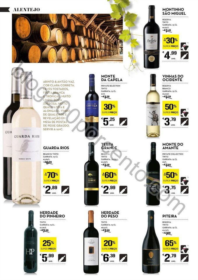 Antevisão Folheto CONTINENTE Vinhos promoções d