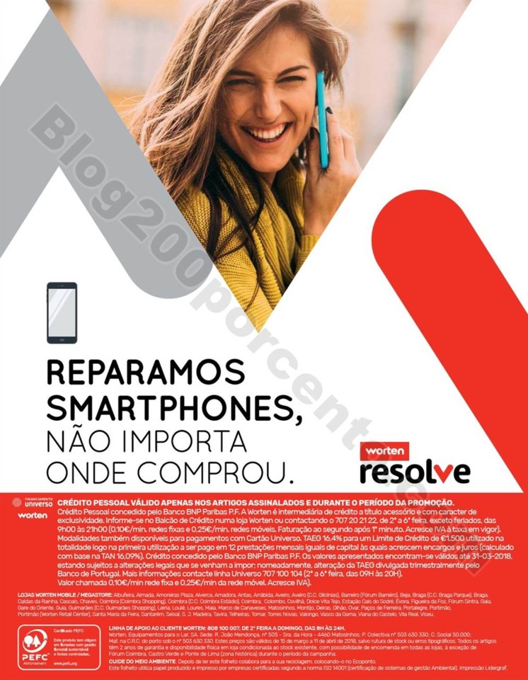 Antevisão Folheto WORTEN Mobile promoções de 15