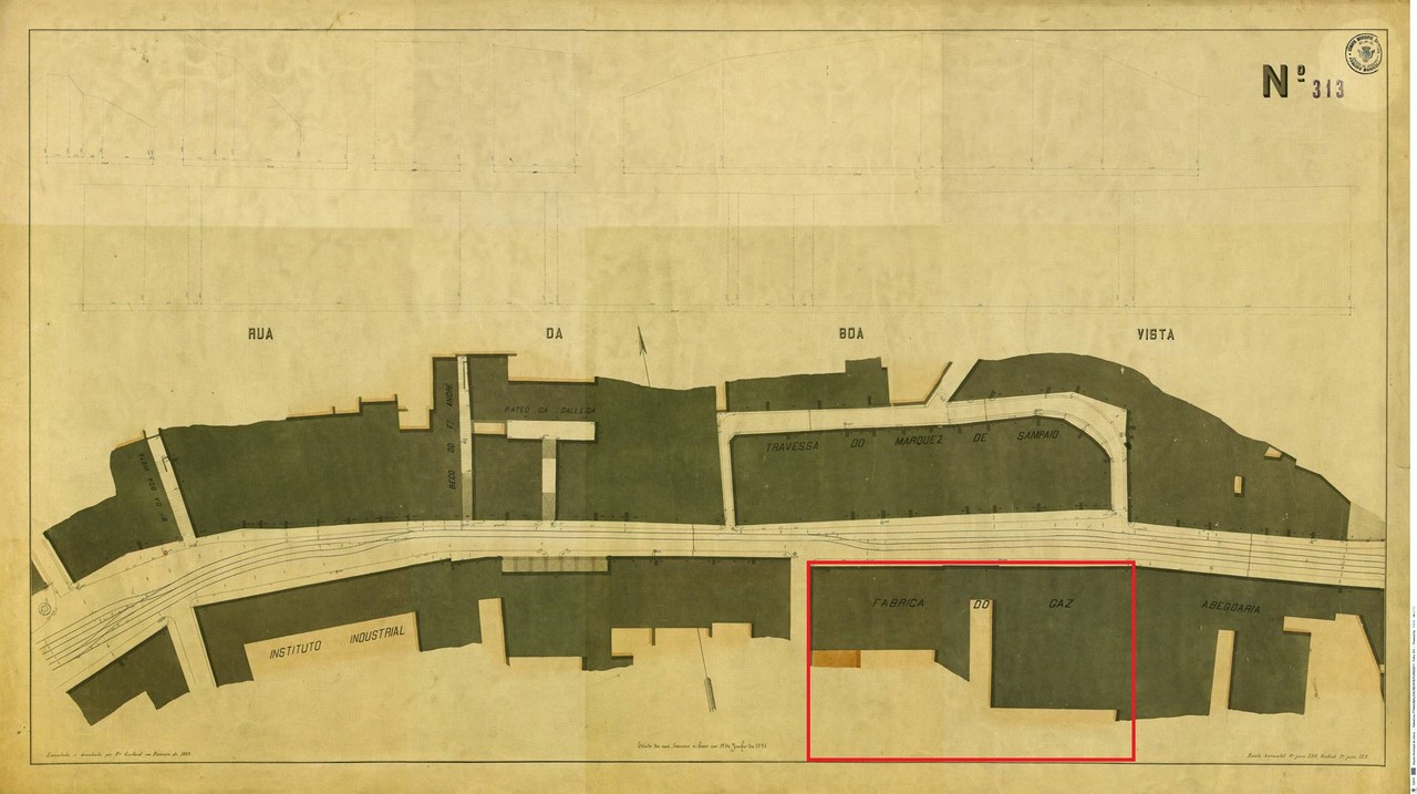 Levantamento topográfico de Francisco Goullard, n